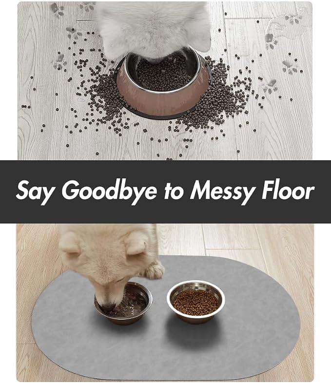 Absorbent Dog Food Mat-Cat Dog Mat - Image 4