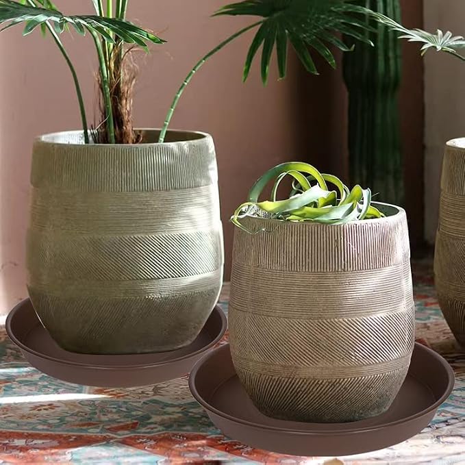 2 Pack of Plant Saucer 19", 2.3" Depth, 18 19 inch Plant Tray Saucer, Plant Dish - Image 3