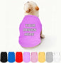 Custom Dog Clothes Shirts for Small Large Dogs Breathable Pet Shirt Customized by Plmoknijb