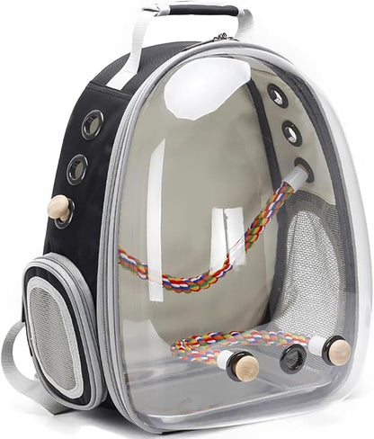 Bird Rope Stand Perch, Easy Mount on Backpack Carrier and Cage - Image 3