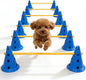Dog Agility Hurdle Cone Set, Dog Agility Course Backyard Set by Toplamper