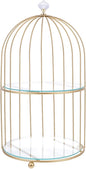 DOITOOL Gold Metal Cupcake Stand Bird Cage Dessert Stand, 2 Tier Dessert by DOITOOL
