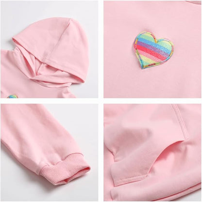 WELAKEN Sweatshirts for Girls Toddler & Kids II Little Girl's Pullover Tops - Image 4