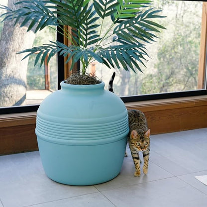 Good Pet Stuff Hidden Litter Box Planter, Decorative Cat Litter Enclosure - Image 15