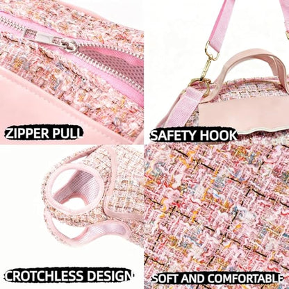 Dog Lift Harness Backpack for Small Dogs Cats, Adjustable Straps Dog Sling - Image 6