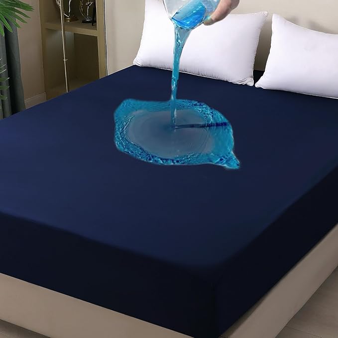 Waterproof Mattress Protector Queen, Fitted Sheet Style Breathable Mattress - Image 8