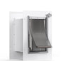 Baboni Pet Door for Wall, Steel Frame and Telescoping Tunnel, Aluminum Lock by Baboni