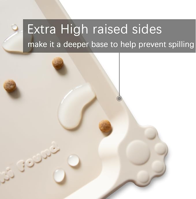 Hoki Found X-Large Non Slip Silicone Pet Food Mats - Image 2