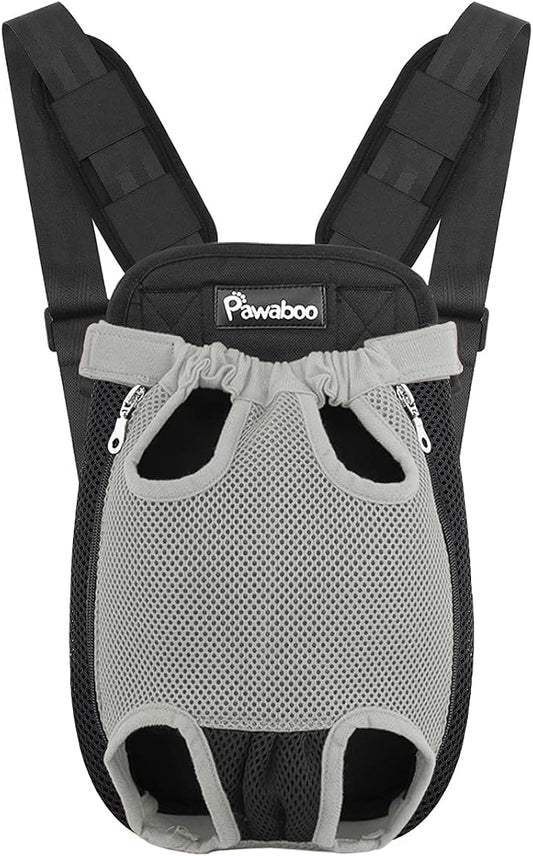 Pawaboo Pet Carrier Backpack, Adjustable Pet Front Cat Dog Carrier Backpack by Pawaboo
