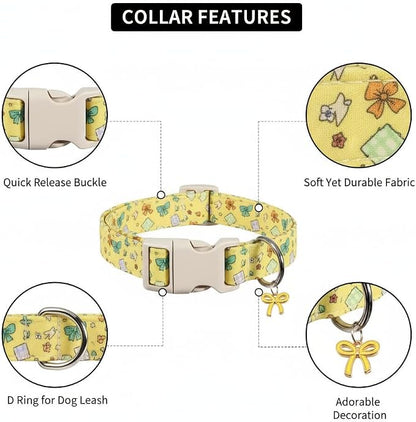 Dog Collars for Medium Dogs, Adjustable Medium Collar for Girl Female Dogs - Image 3