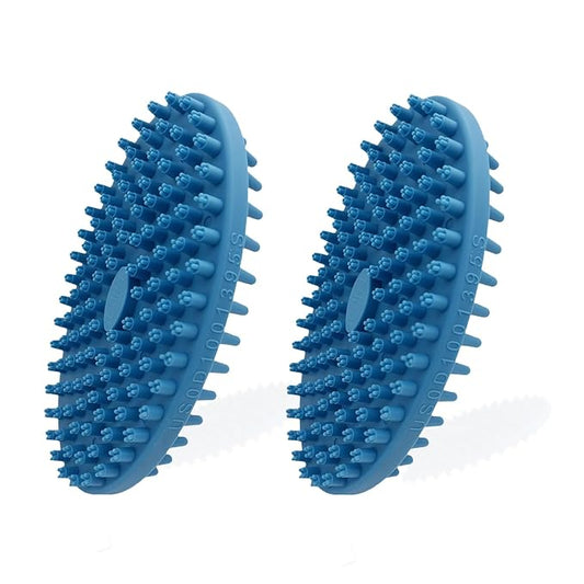 Dog Grooming Brush, Lilpep Pet Shampoo Bath Brush Soothing Massage Rubber Comb by PetSupplies