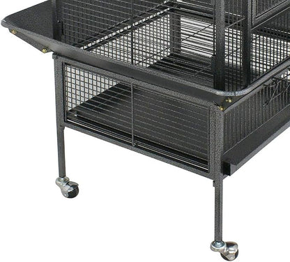 Nova Microdermabrasion 61 Inches Large Bird Cage Play Top Parrot Cockatiel - Image 8