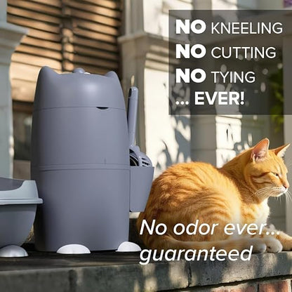 Red Rocket Pets Cat Litter Trash Can Kitty Twister Plus, No Smell Litter - Image 4