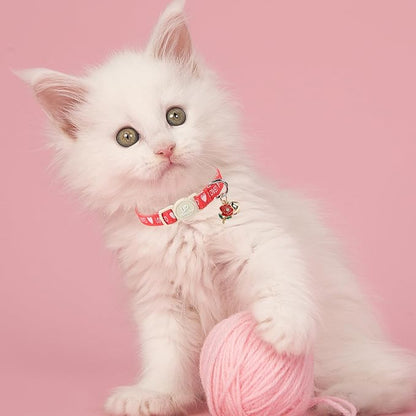 Cat Collar, 2 Pack Cat Collars Cute Breakaway Kitty Collar - Image 5