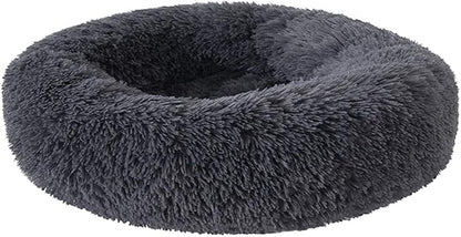 Donut Dog Bed Cat Bed Fluffy Calming Pet Bed Dog Round Bed Cat Round Bed Warm - Image 7