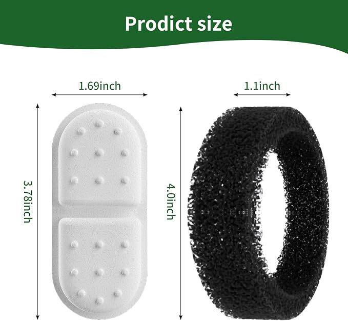 Cat Water Fountain Filters, APAUK 4 Pack Replacement Filters & Sponges - Image 4