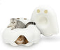 Cattasaurus Unique Gothic Peeka-Boo Cat Cave Duo Jumbo Set, Extra Spacious by Cattasaurus