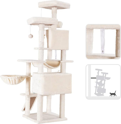 Hey-brother Cat Tree, 71 inches XL Large Cat Tower - Image 7