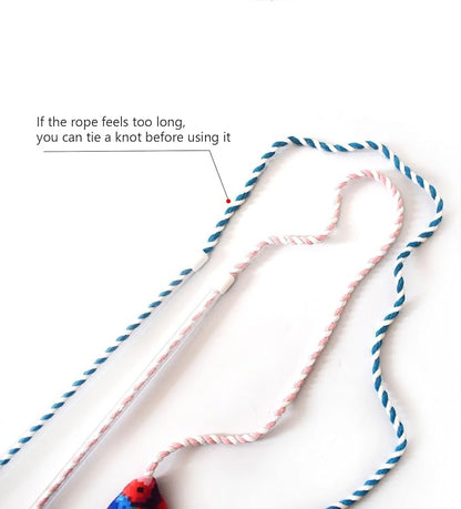 IUHKBH Cat Wand Toy, Saft Kitty Toy - Image 4