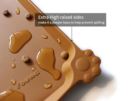 Hoki Found Large Silicone Pet Food Mats Tray - Image 2