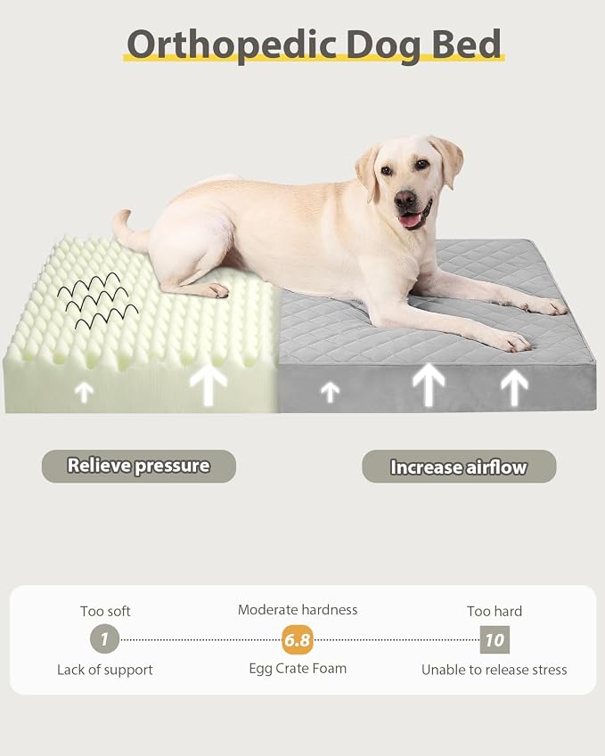 Orthopedic Dog Beds Large Sized Dog Waterproof Pet Mattress - Image 4