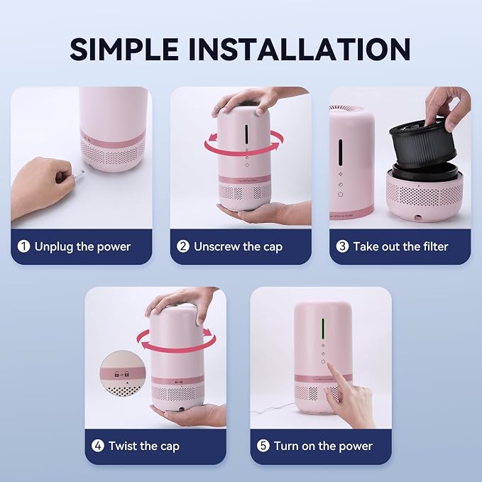 Air Purifiers for Home, HEPA Air Purifier for Room up to 960ft², Air Purifiers - Image 6