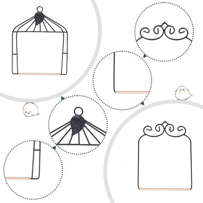 2PK Metal Frame Hummingbird Swings and Perches - Image 7