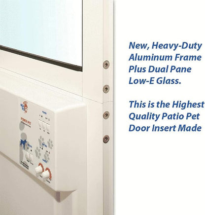 Power Pet Automatic Sliding Glass Patio Pet Door by High Tech Pet - Image 5