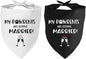 Getting Married Pet Dog Bandana, Engagement Announcement Dog Wedding Bandana by YROVWENQ