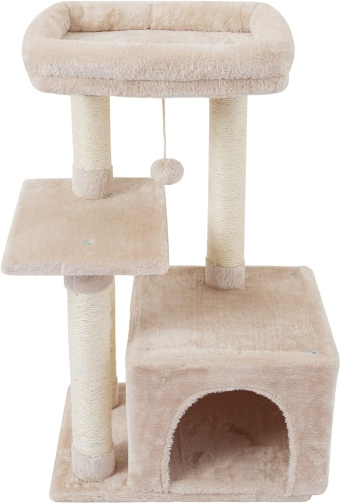 FISH&NAP Cute Cat Tree Kitten Cat Tower by FISHNAPthemeaningisthatcatliketoeatfishandhaveanaphopeyourbabylikeit