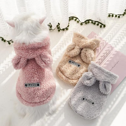 Selena Cat Bunny Ears Costume Cute Dog Kitten Hoodies Sweater Rabbit Ears Puppy - Image 5