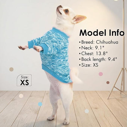 2 Pcs Dog Sweaters for Small Dogs Girl Boy Winter Fleece Clothes Warm Soft Dog - Image 5