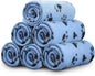 Comsmart Dog Blankets for Small Dogs, 6 Pack Puppy Blanket Cute Paw Print Pet by Comsmart