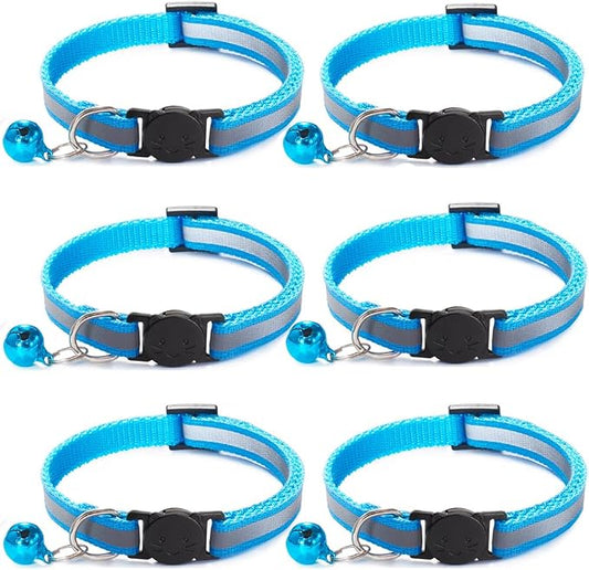 6 Pack Reflective Cat Collar by Jigichu