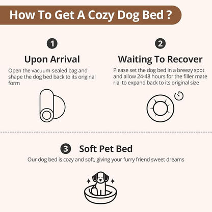 JOLLYVOGUE Calming Dog Bed for Small Dogs - Image 7