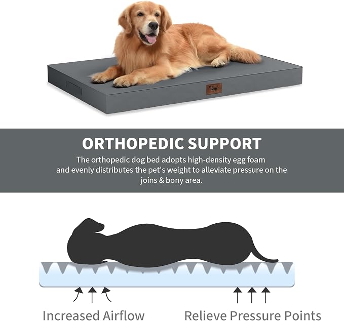 Outdoor Extra Large Dog Bed, Waterproof Dog Bed - Image 3