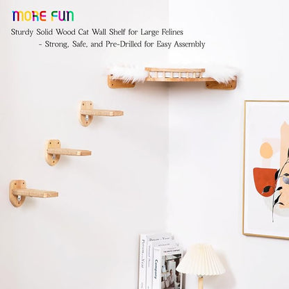 Cat Shelves - 3-Step Wall Climbing Set - Image 7