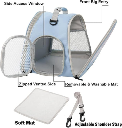 Rabbit Travel Carrier, Lizards Carrier, Small Animal Travel Bag - Image 4