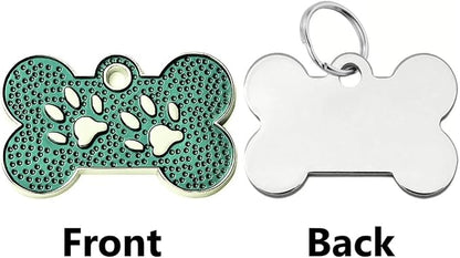 Personalized Dog Cute Paw Pet ID Tag - Image 2
