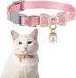 Cat Collar Breakaway, Adjustable Pink Cat Collar by Unknown