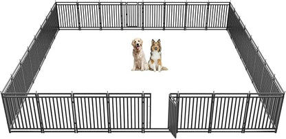 Dog Playpen Dog Fence Outdoor for Yard 47" H by Petorldog