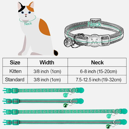 Taglory Reflective Cat Collar Breakaway - Image 6