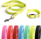 4.2FT Dog Collar and Leash Set, PVC Waterproof Adjustable Odor Proof Pet by Unknown