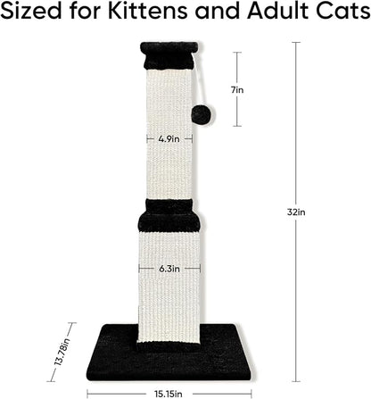 AGYM Cat Scratching Post, 32 Inch Cat Scratching Posts - Image 3