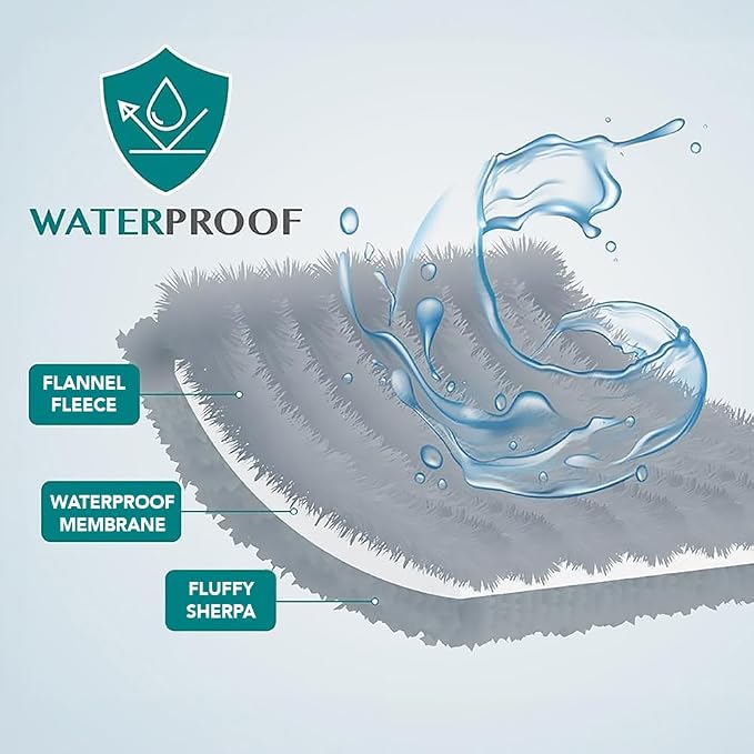 PetAmi Waterproof Dog Blanket for Medium Large XL Dog Puppy Cat Throw for Couch - Image 6