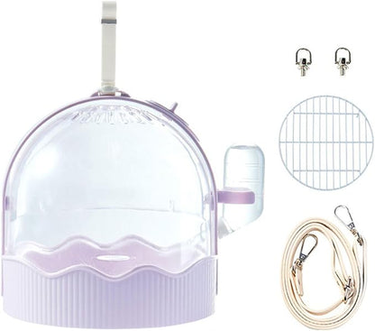 Clear Pet Carrier Travel Cage by Unknown
