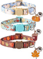 3 Pack Thanksgiving Cat Collar Fall Autumn Holiday by Lamphyface