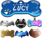 Stainless Steel Personalized Pet ID Tags, Art Design by Unknown