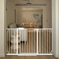 White Extra Wide Baby Gate 53-57.5 inch by FlowerFrail