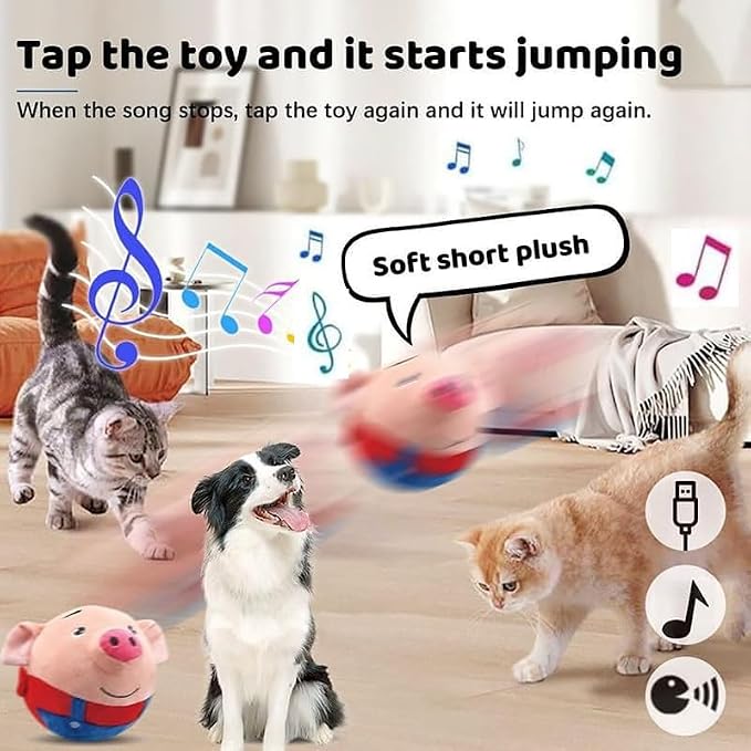 Interactive Dog Toys, Active Moving Pet Plush Toy, 2026 New shaking dog ball - Image 4